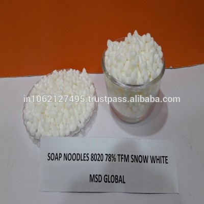 soap noodles 8020 78% TFM snow white